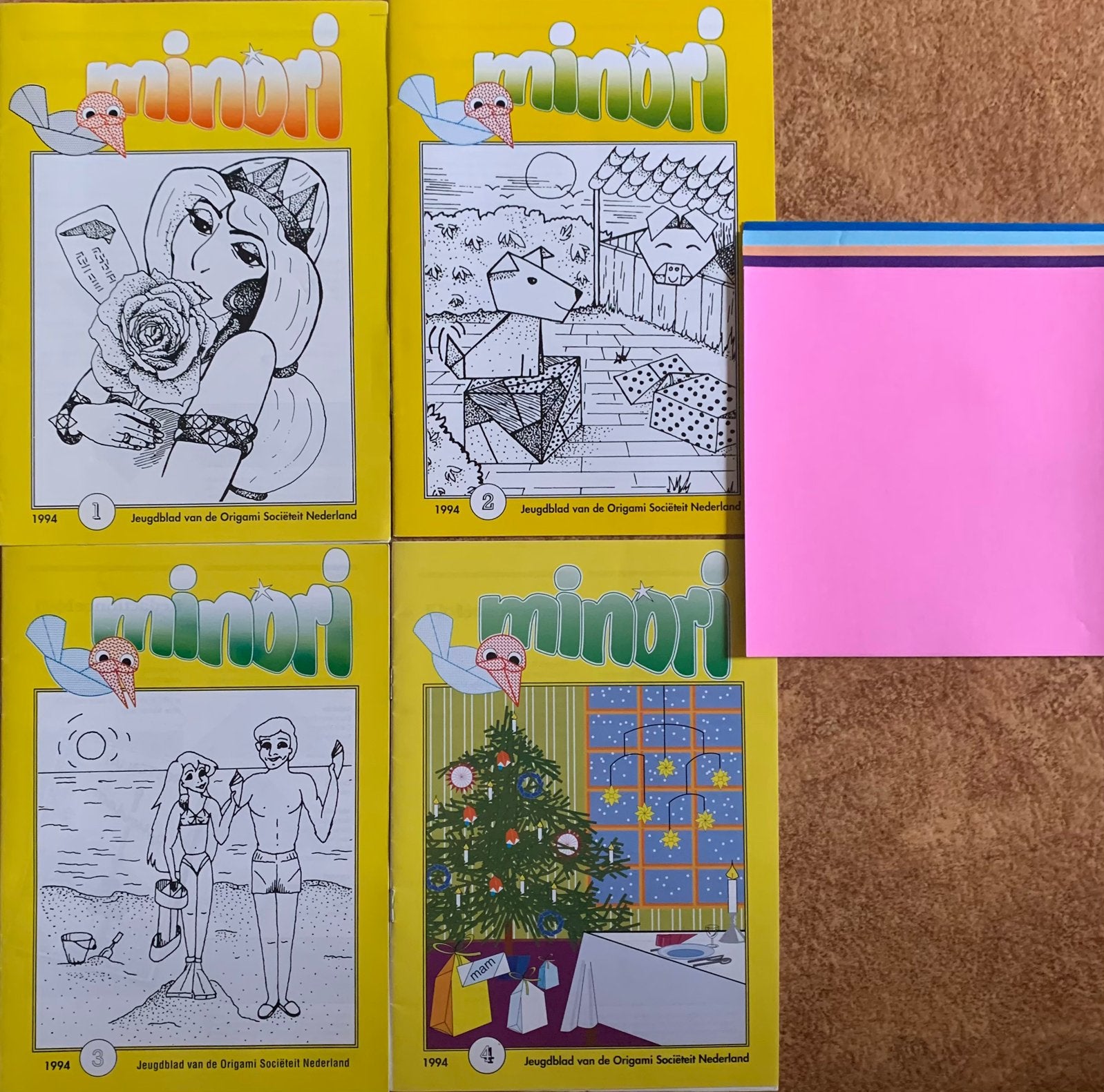 Origami voor kinderen ( 4 tijdschriften), Ophalen of Verzenden, Nieuw, Overige onderwerpen