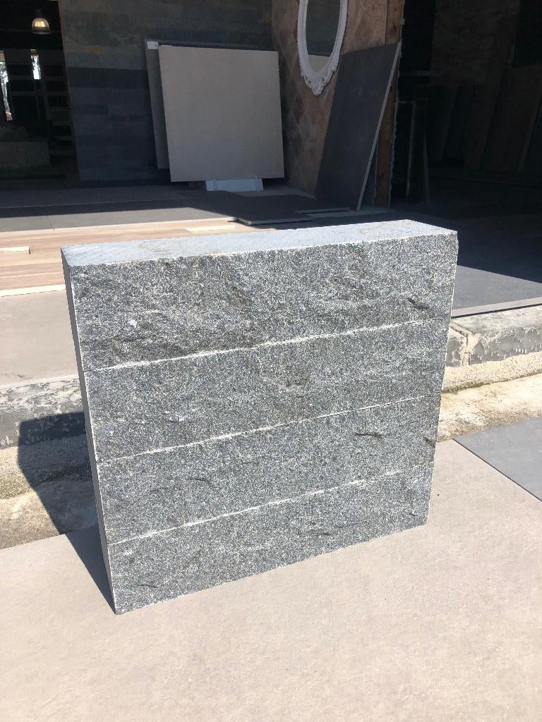 stapelblok natuursteen kleurvast graniet 12x12x50 borderblok, Blok, Nieuw, Ophalen of Verzenden, Natuursteen