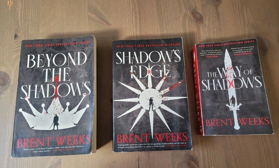 De Night Angel Trilogie - Brent Weeks (Engels), Boeken, Ophalen of Verzenden, Gelezen, Brent Weeks, Amerika
