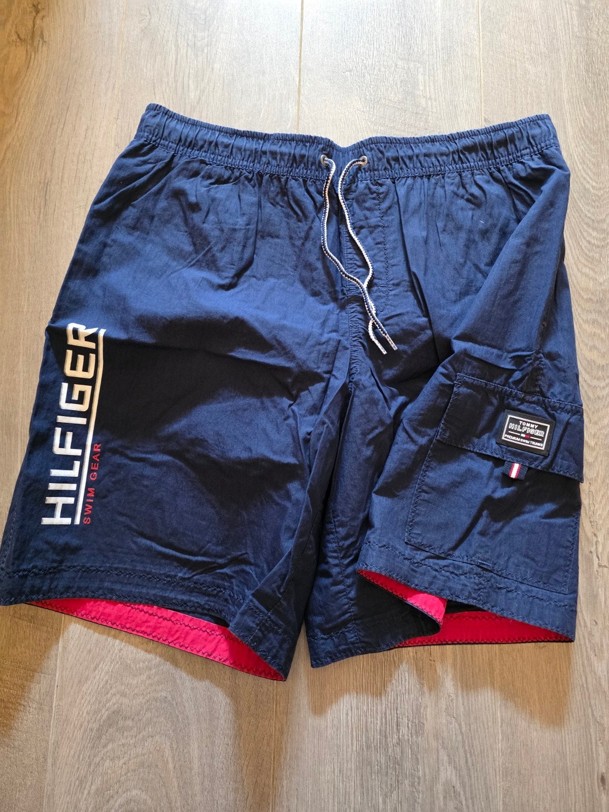 Tommy Hilfiger Zwemshort Maat L, Maat 52/54 (L), Blauw, Tommy Hilfiger, Ophalen of Verzenden