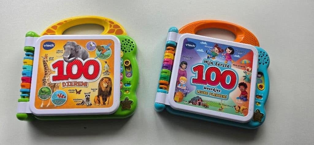 Vtech interactiev boek 2x, Ophalen, Zo goed als nieuw, 6 maanden tot 2 jaar