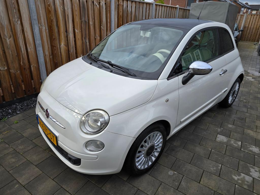Fiat 500 0.9 Twinair 2011 Wit, Voorwielaandrijving, Euro 5, Stof, Multifunctioneel stuurwiel