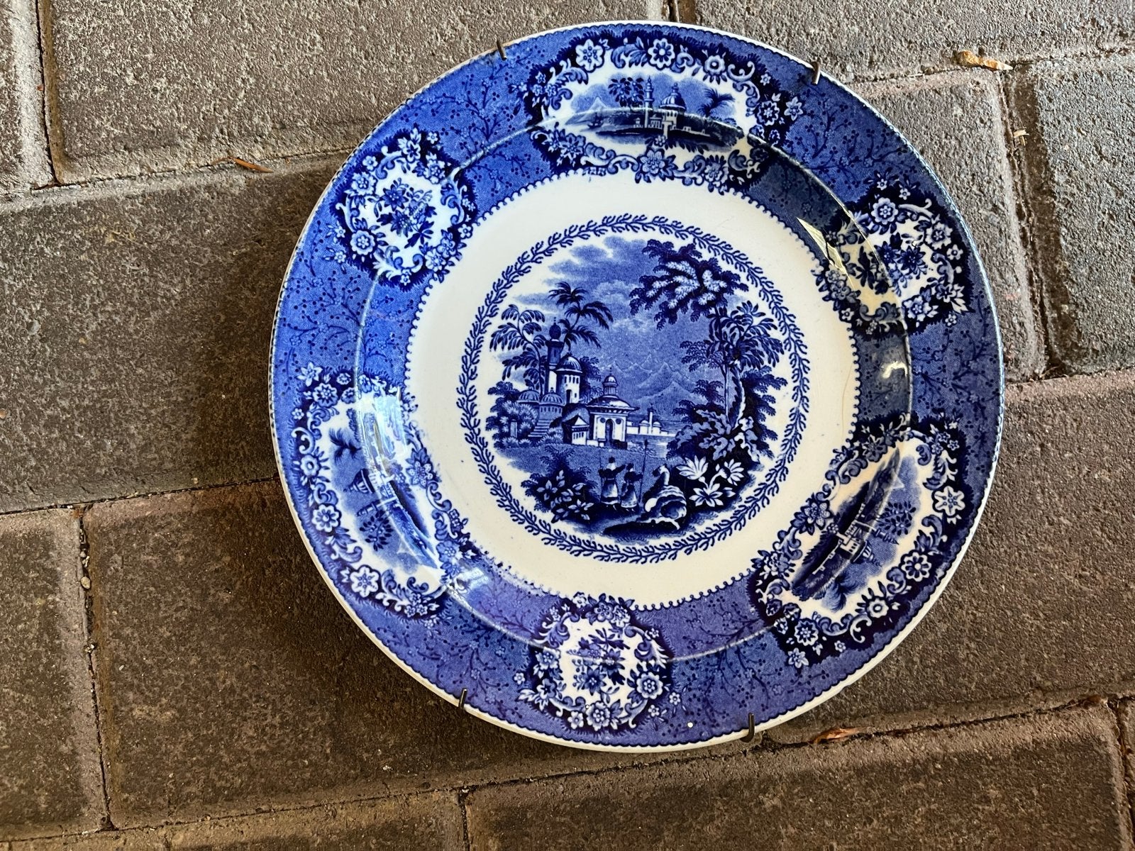 Antieke Delfts Blauwe Wandborden (2 stuks), Ophalen