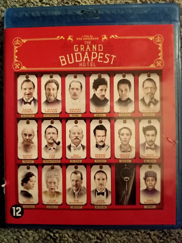 The Grand Budapest Hotel IMDb 8.1 Komedie Blu-Ray, Cd's en Dvd's, Blu-ray, Ophalen of Verzenden, Zo goed als nieuw, Humor en Cabaret