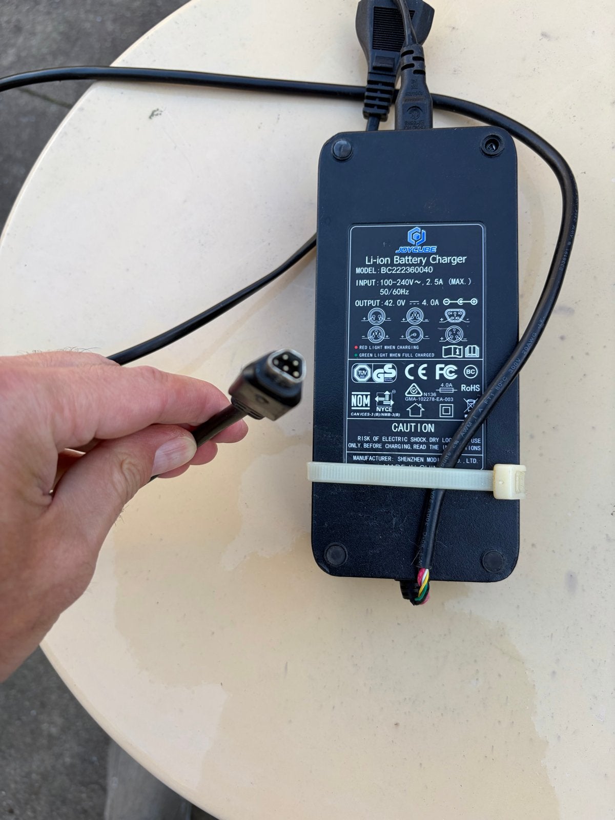 Acculader elektrische fiets 36V - o.a. Stella, Fietsen en Brommers, Gebruikt