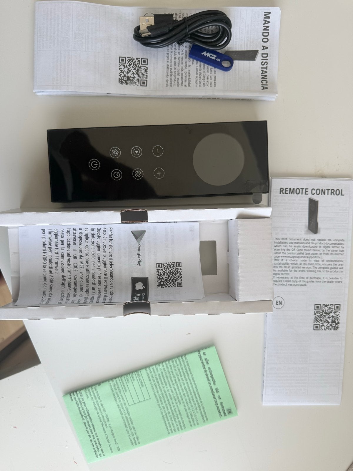 MCZ Afstandsbediening met Display - Nieuw in Doos, Ophalen of Verzenden, Nieuw, Origineel, Met display