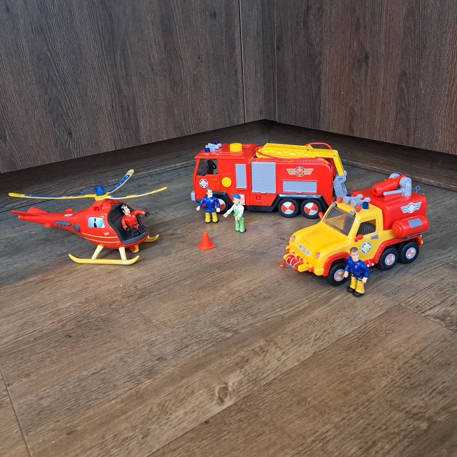 Brandweerman Sam set, Ophalen, Gebruikt