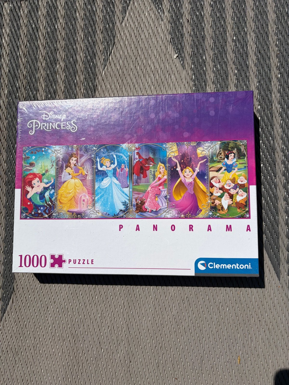 Disney Princess Panorama Puzzel 1000 stukjes Clementoni, Ophalen, 500 t/m 1500 stukjes, Nieuw, Legpuzzel