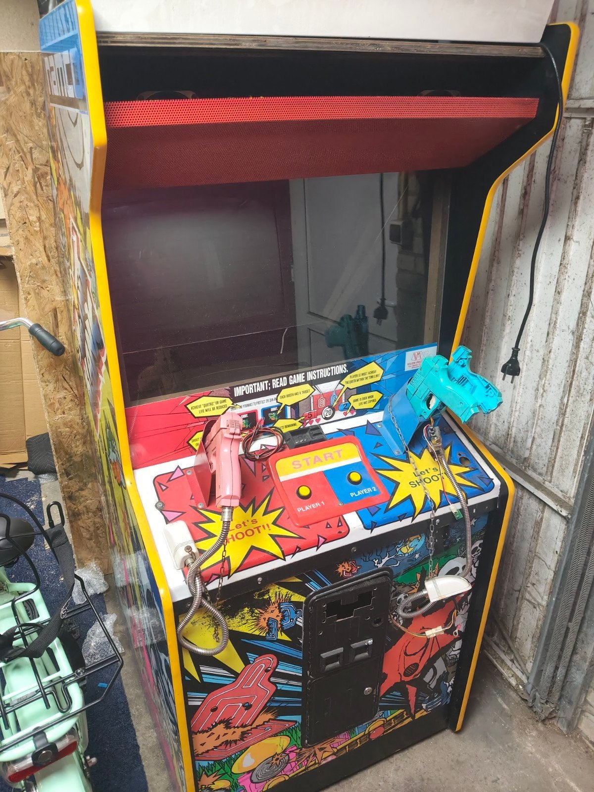Namco pointblanc arcade, Ophalen, Gebruikt