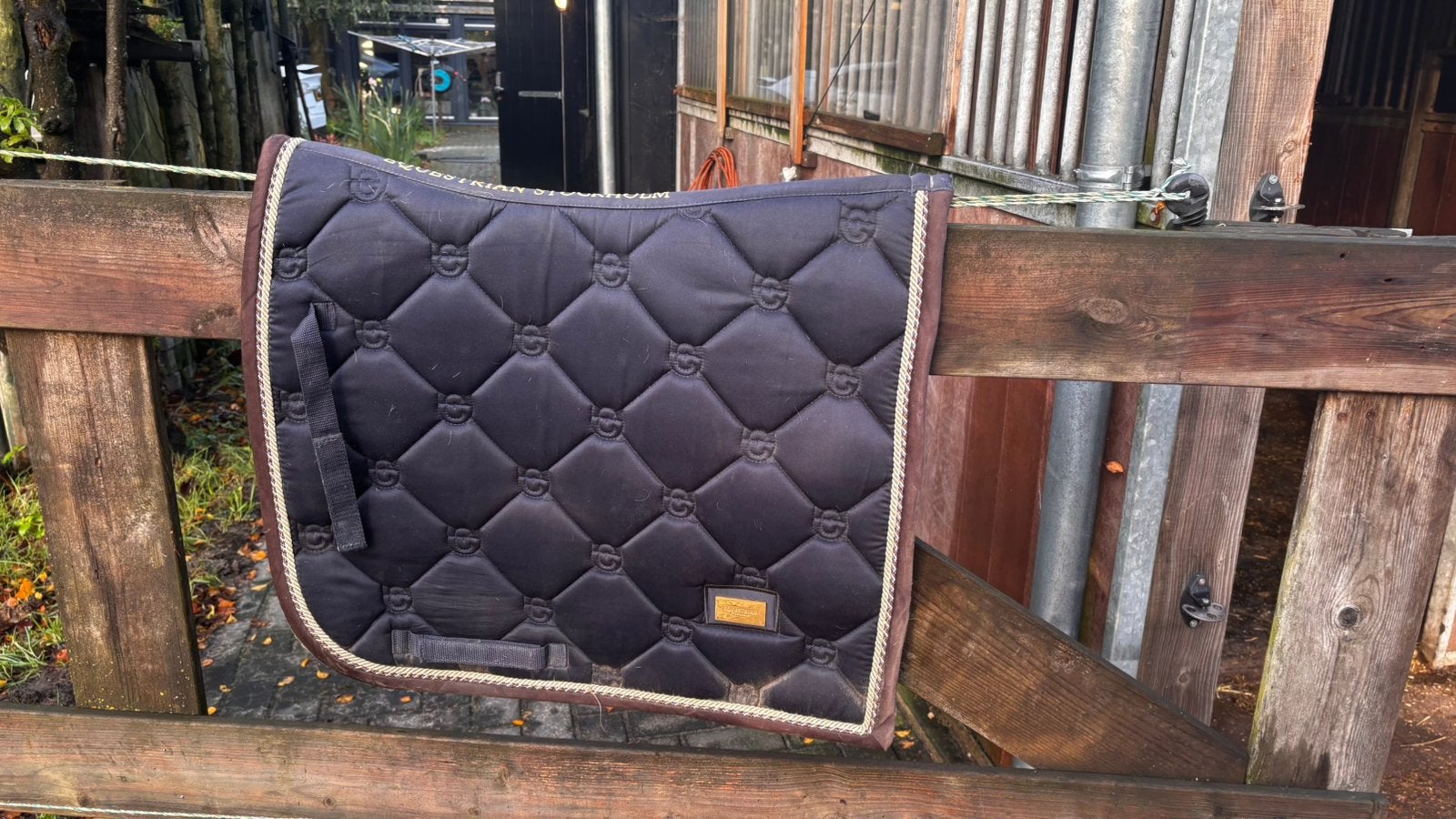 Equestrian stockholm zadeldek full dressuur, Ophalen of Verzenden, Zo goed als nieuw