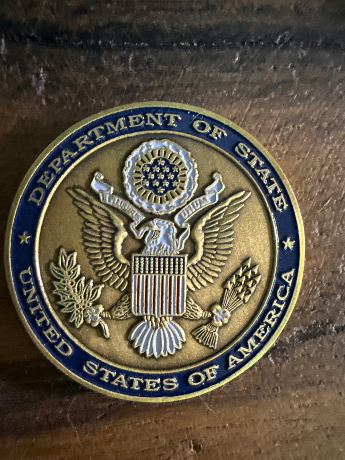 Amerikaanse Department of State Challenge Coin, Ophalen of Verzenden
