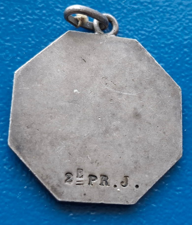 Vintage sportmedaille Turnen  "Huguenin" - 2e prijs J, Verzenden, Overige materialen, Buitenland