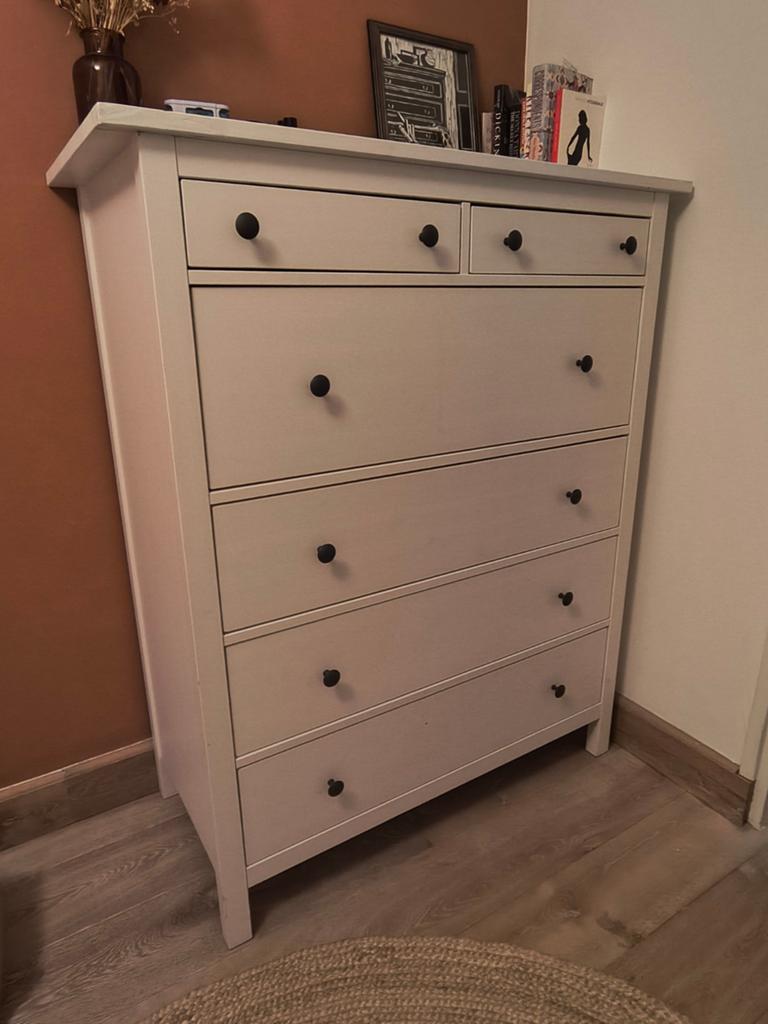 Ikea Hemnes ladekast, 5 laden of meer, Zo goed als nieuw, Minder dan 100 cm, 25 tot 50 cm