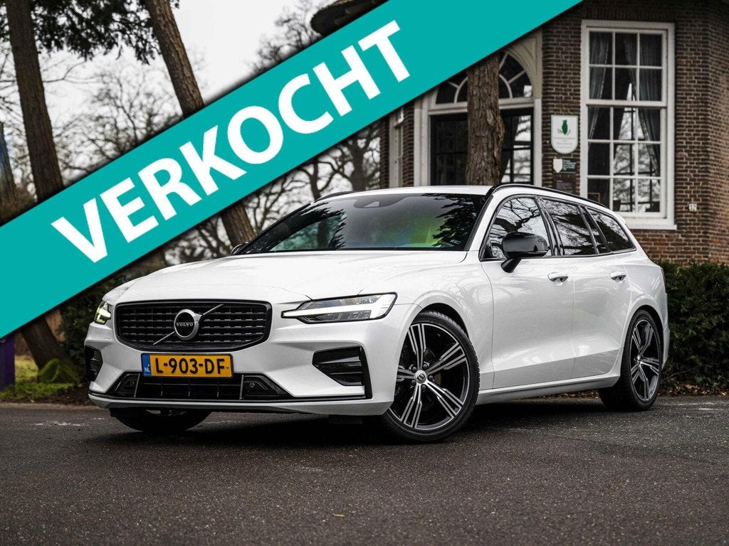 Volvo V60 2.0 D3 150PK R-Design Sportstoelen Camera Navi Har, Gebruikt, Euro 6, 4 cilinders, Wit