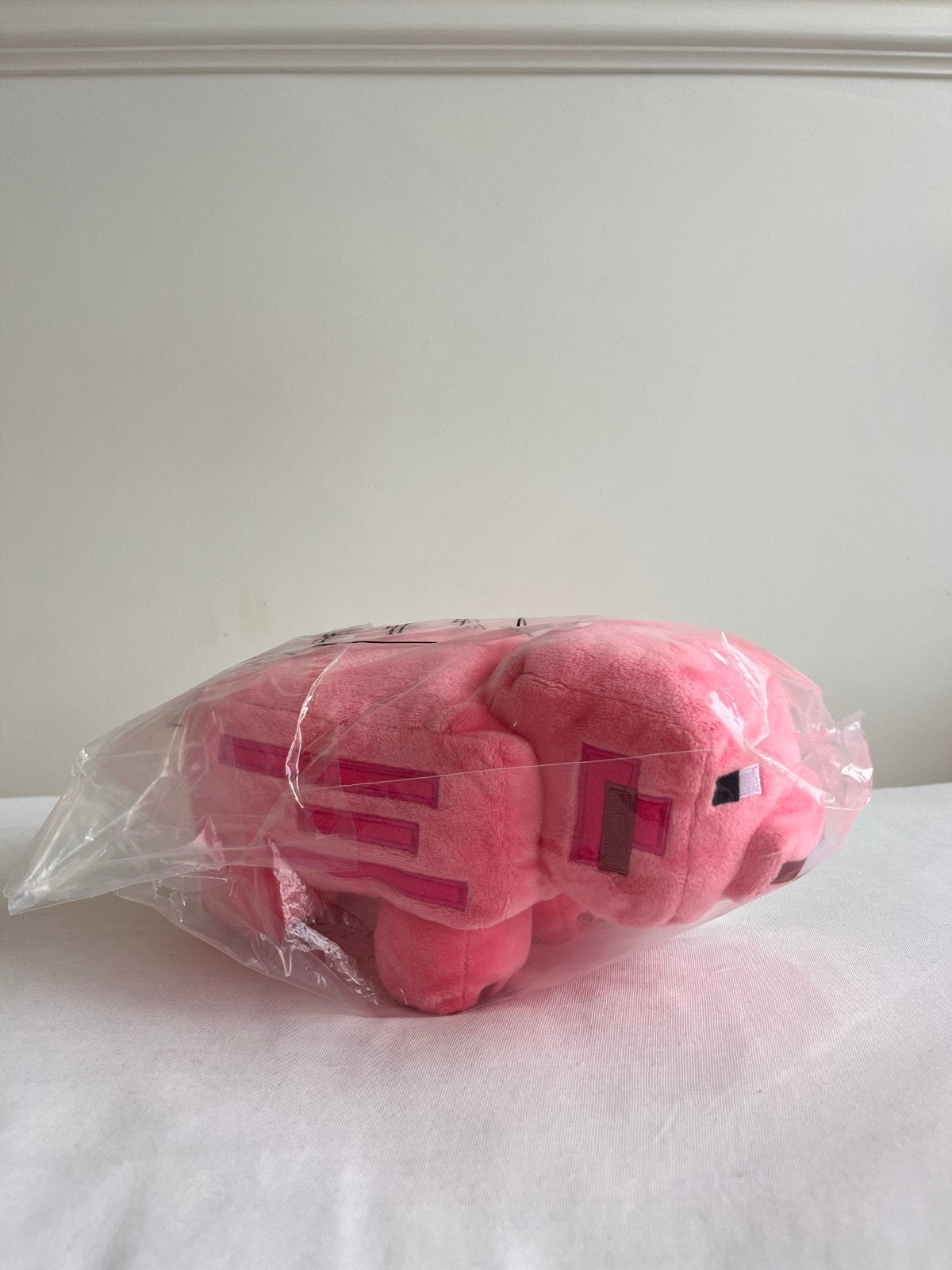 Minecraft Roze Varken Knuffel, Overige merken, Overige karakters, Overige typen, Nieuw