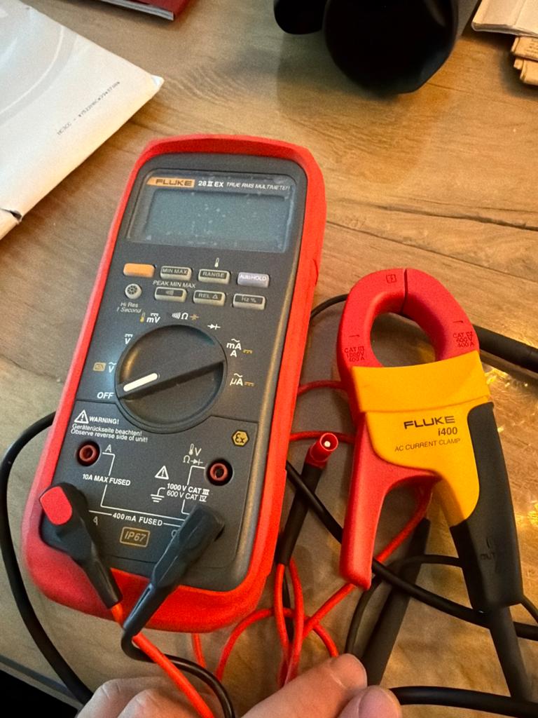 Fluke 28 II EX Multimeter met Fluke i400 Stroomtang, Ophalen, Gebruikt, Multimeter
