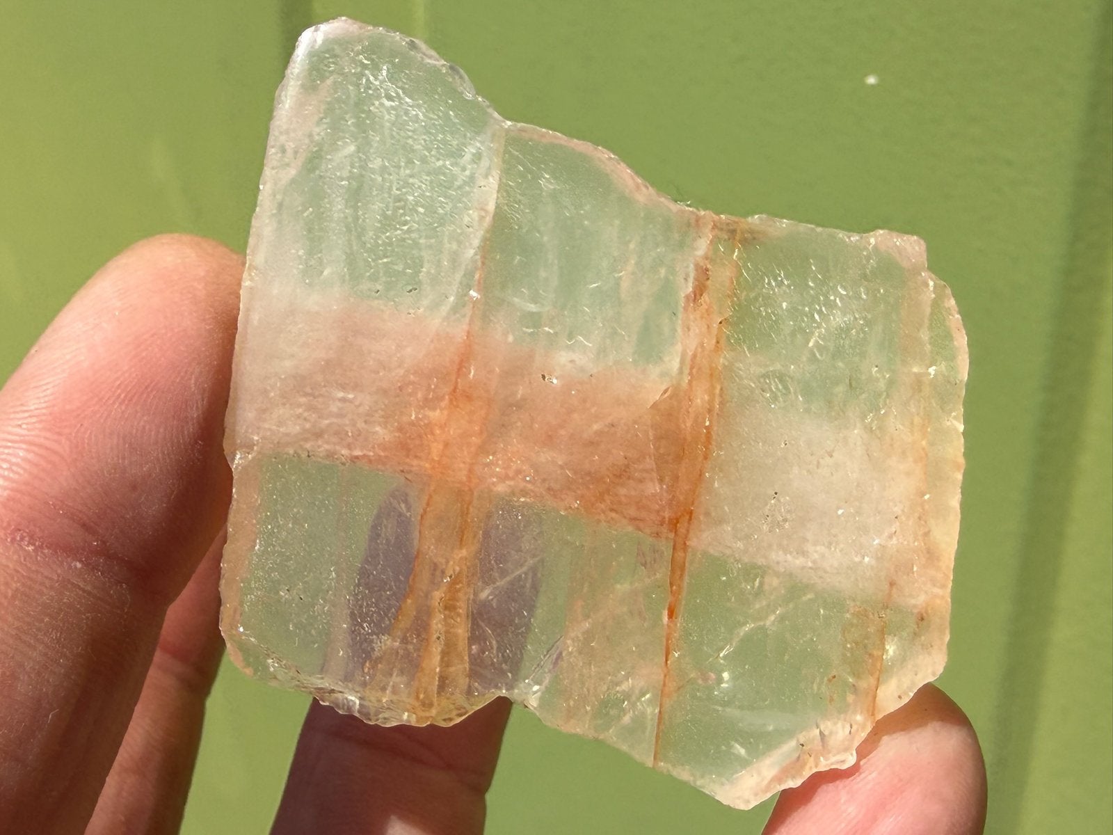 Red Healer Lemurian - Hematoide kwarts mineralen edelstenen, Ophalen of Verzenden, Mineraal
