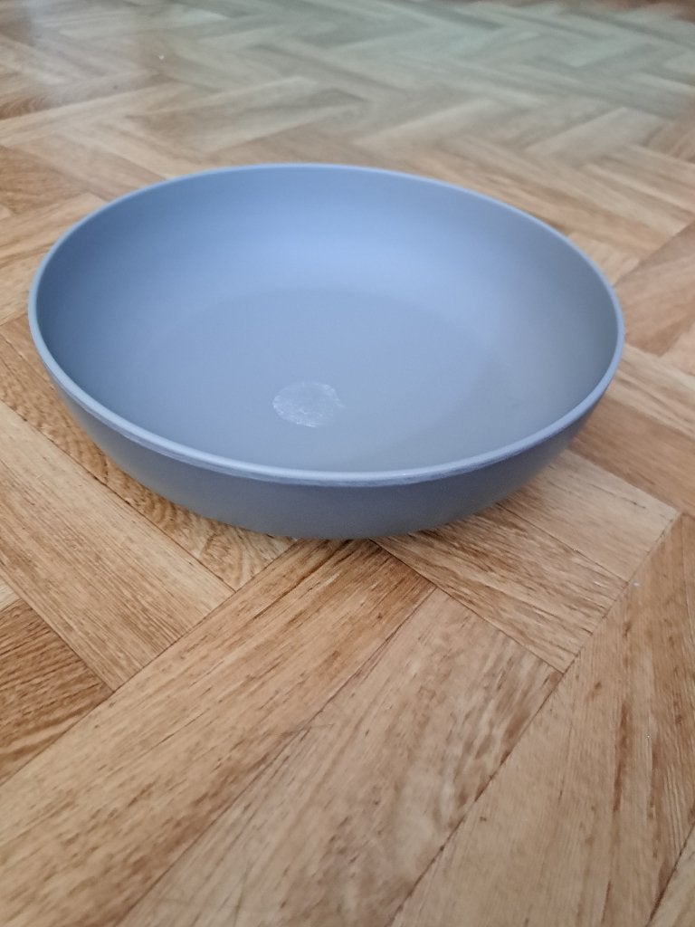 onder schotel grijs 19 cm, Ophalen, Overige materialen, Gebruikt, Rond