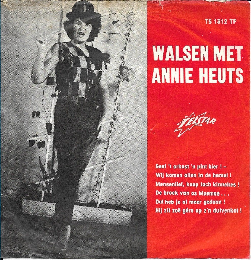 Annie Heuts - Walsen met Annie Heuts (Telstar), Ophalen of Verzenden, Gebruikt, 7 inch, Nederlandstalig