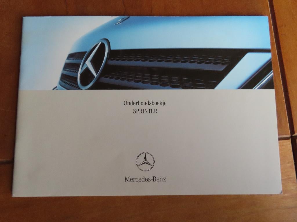 Nieuw blanco onderhoudsboekje Mercedes Sprinter 2004, Auto diversen, Ophalen of Verzenden
