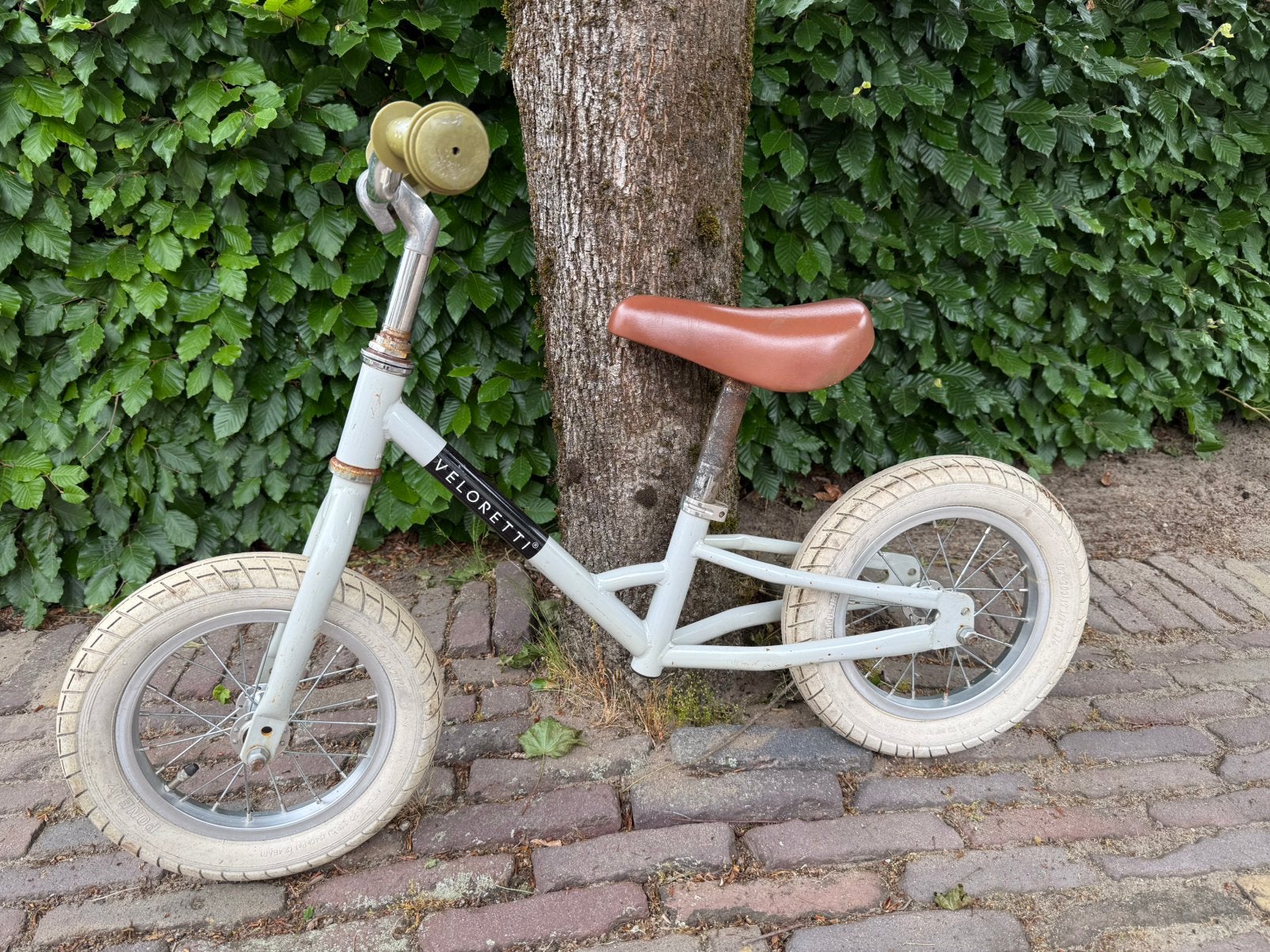 Veloretti loopfiets licht blauw, Ophalen, Gebruikt, Minder dan 16 inch