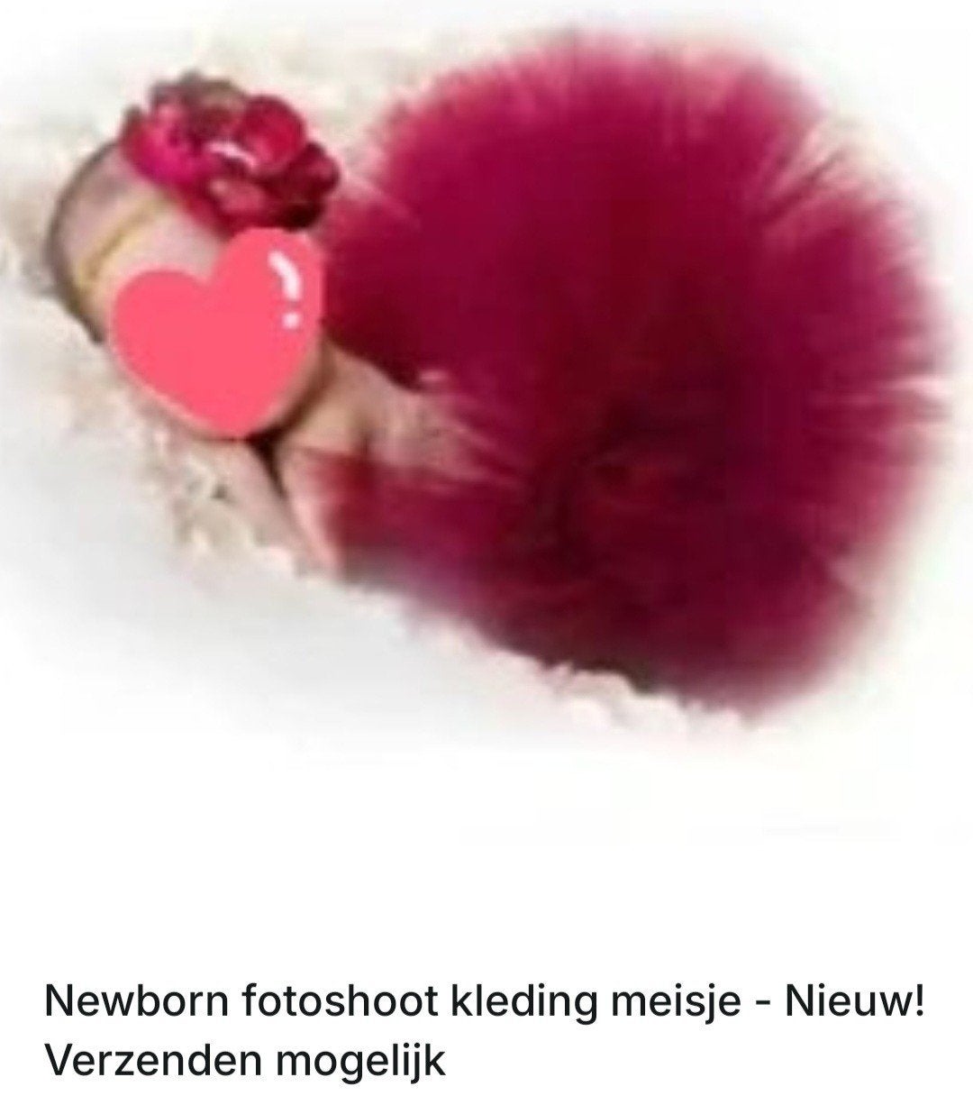 Newborn fotoshoot kleding meisje - Nieuw!, Ophalen of Verzenden, Nieuw, Onbekend, Meisje