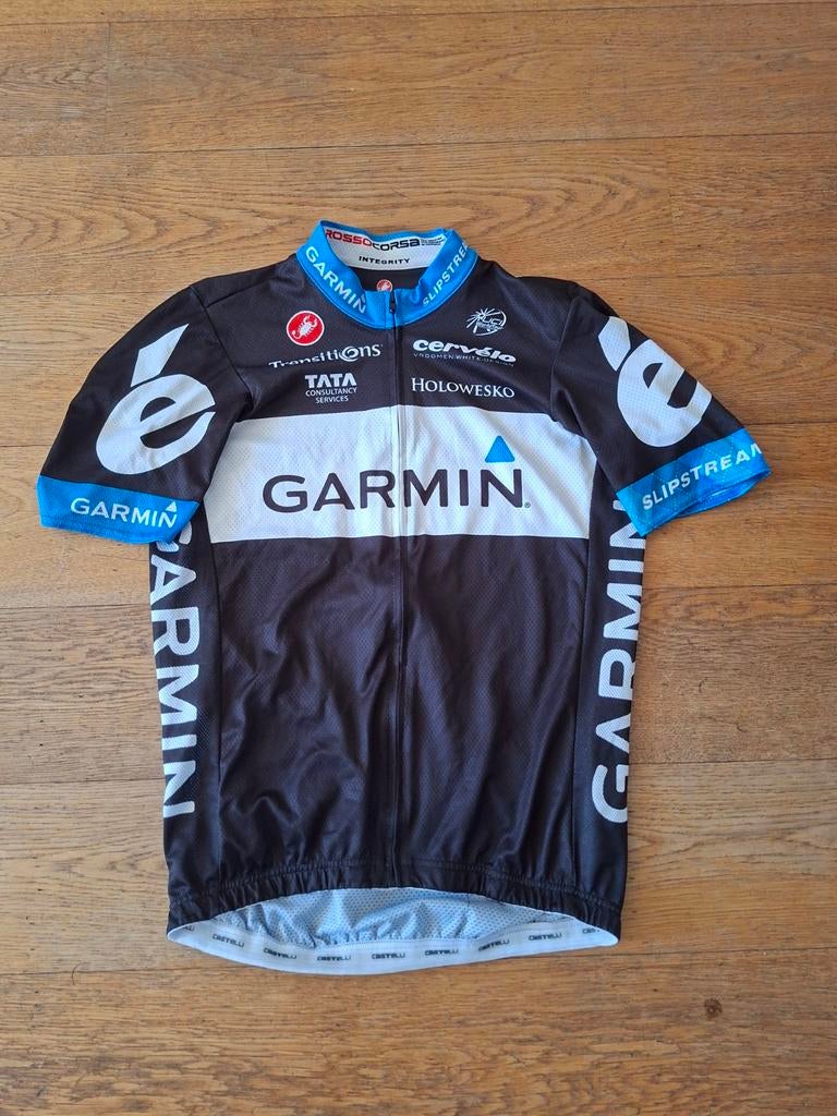 Castelli Garmin Fietsshirt L, Ophalen of Verzenden, Zo goed als nieuw, Bovenkleding