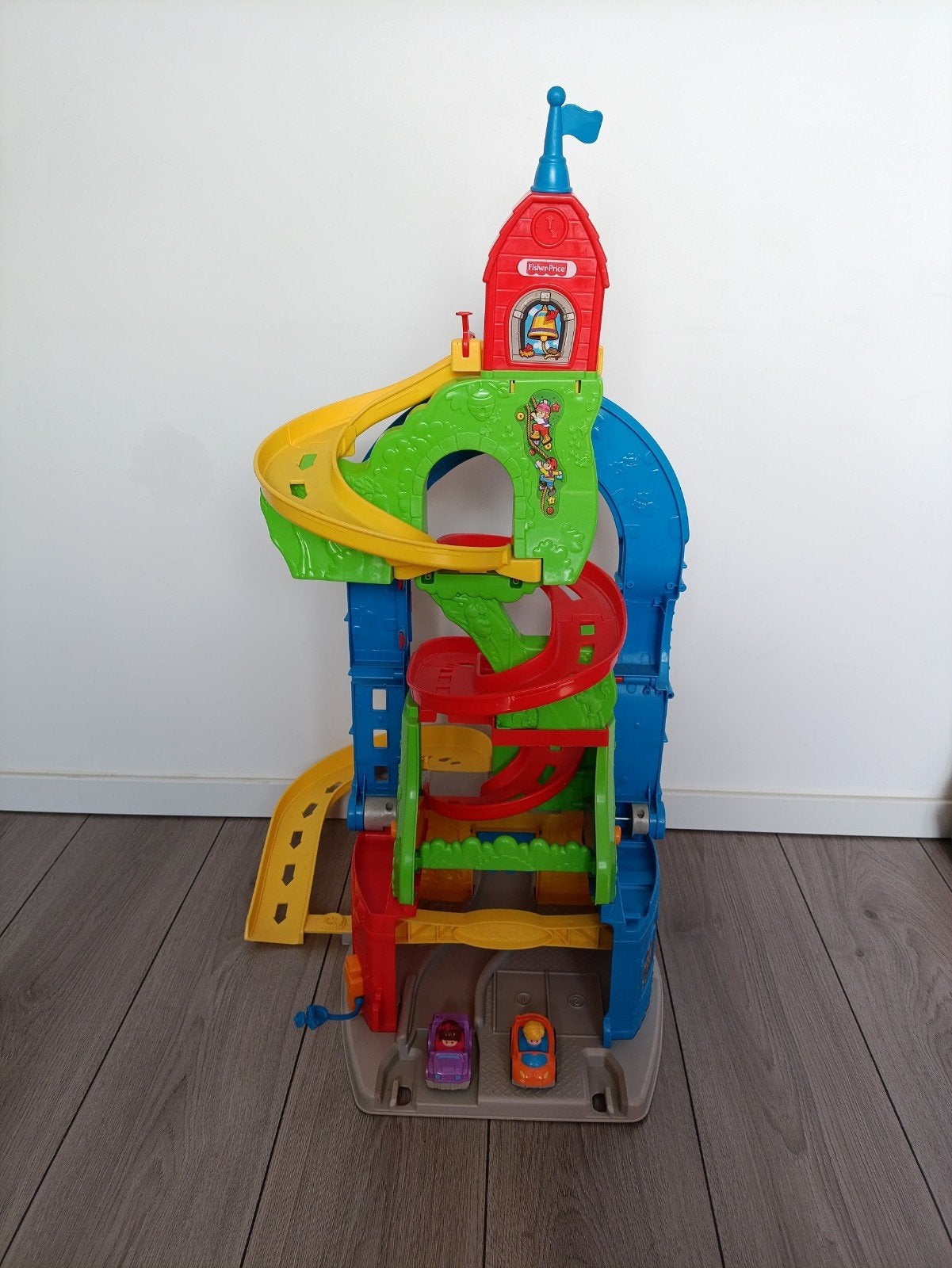Little people zit en sta garage / racebaan, Kinderen en Baby's, Speelgoed | Fisher-Price, Ophalen, Zo goed als nieuw, Speelset