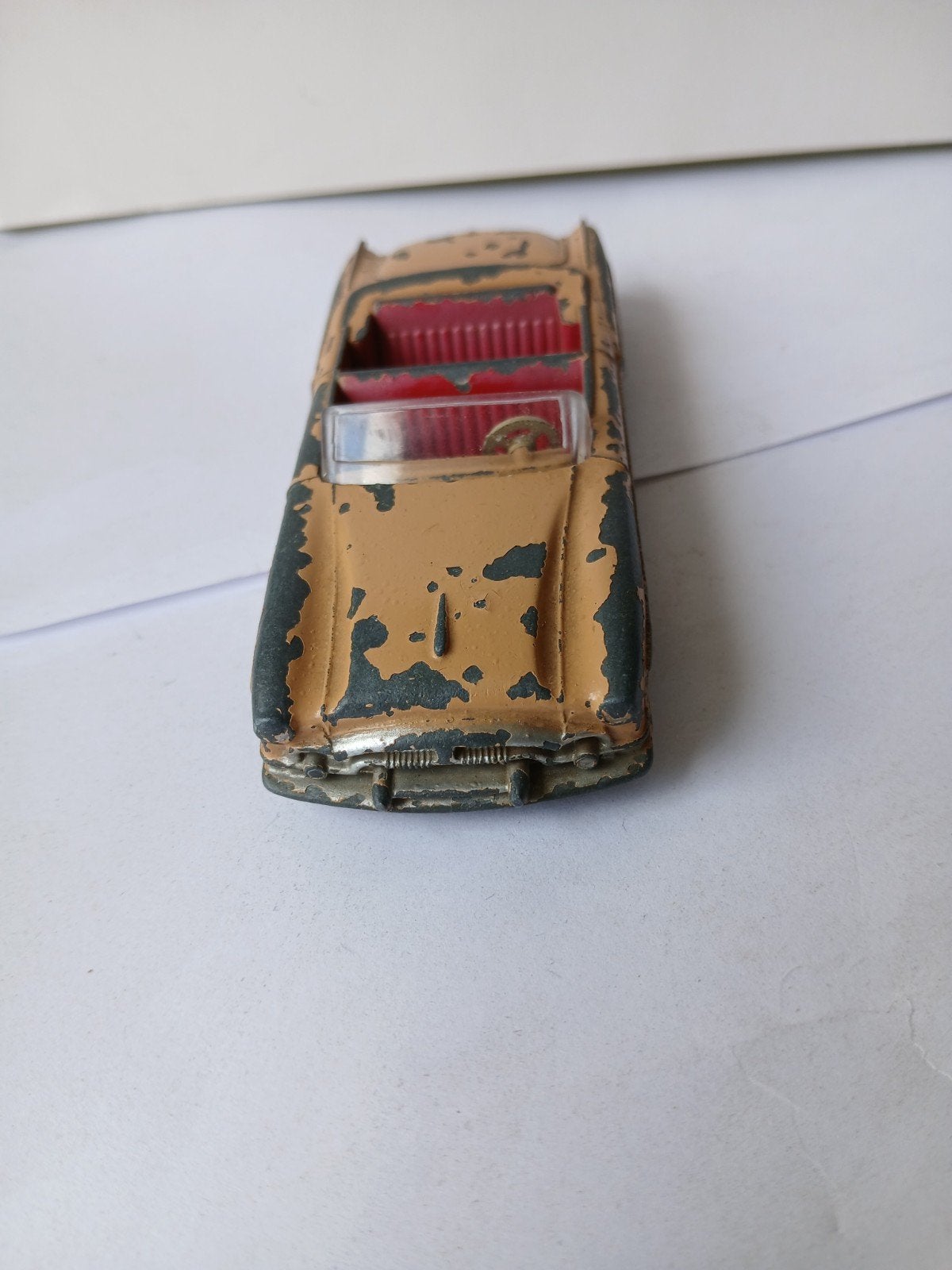 Packard cabrio.  Dinky toys 132, mist bestuurder, Ophalen of Verzenden, Gebruikt, Auto, Dinky Toys