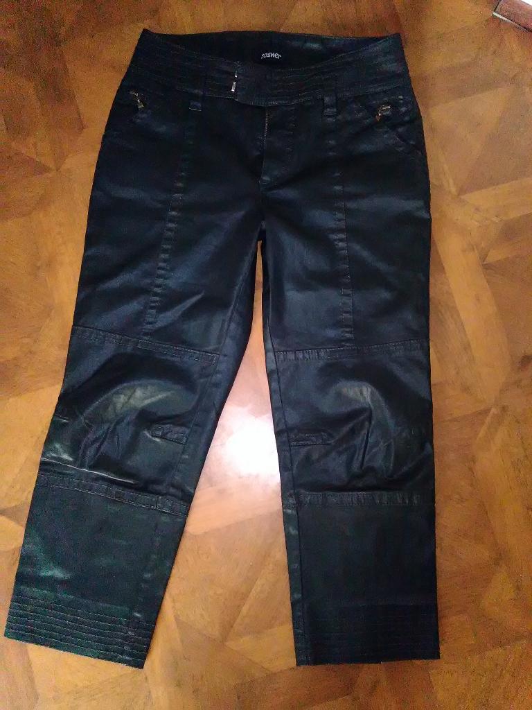 Rosner 3/4 coated broek maat 36 donkerbruin, Kleding | Dames, Broeken en Pantalons, Bruin, Ophalen of Verzenden, Zo goed als nieuw