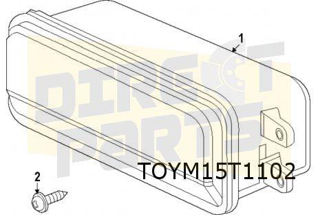Toyota Tundra (1/22-) (VXK) mistlamp Rechts Origineel! 81210, -, Verzenden, -, Nieuw