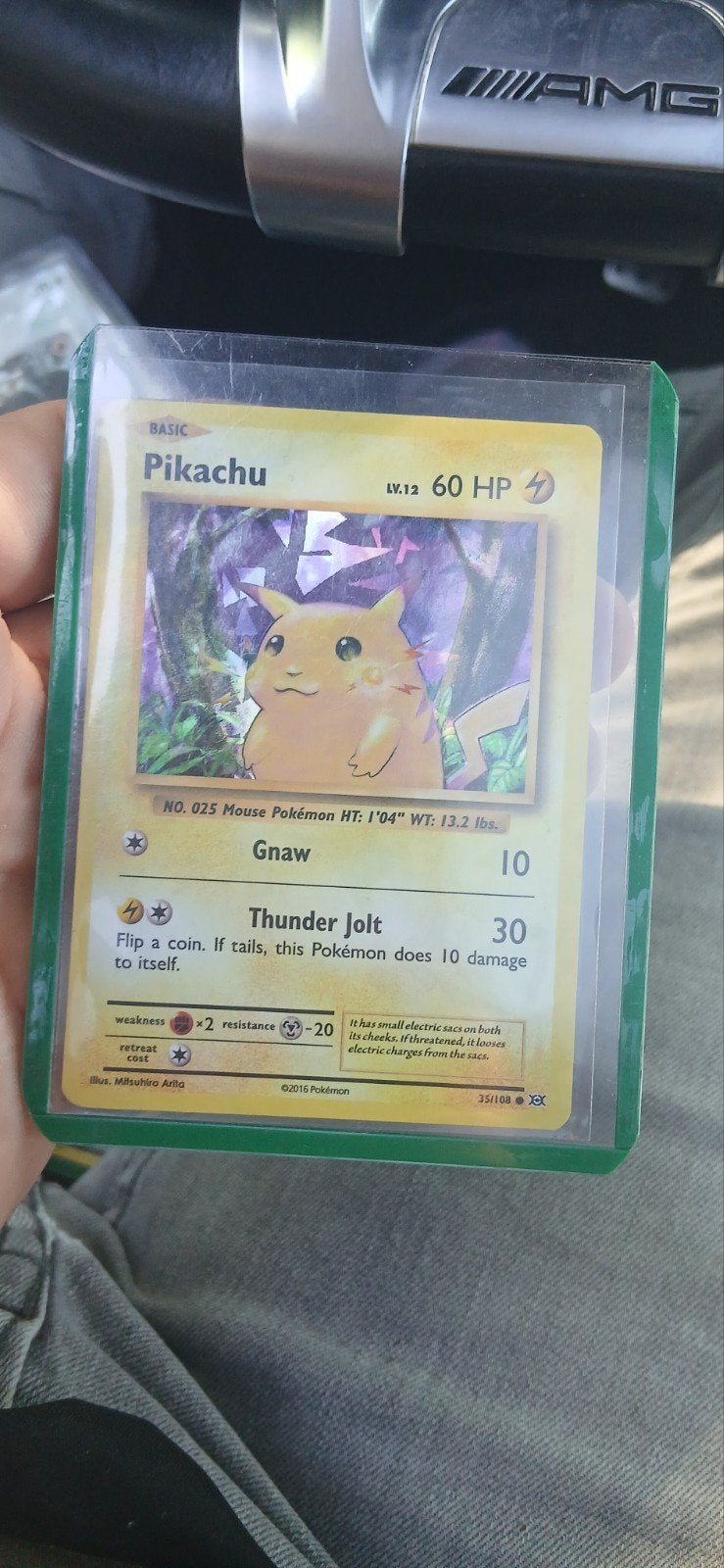 Pikachu Cracked Ice Holo Pokémon Kaart 35/108 XY Evolutions, Hobby en Vrije tijd, Verzamelkaartspellen | Pokémon, Ophalen of Verzenden