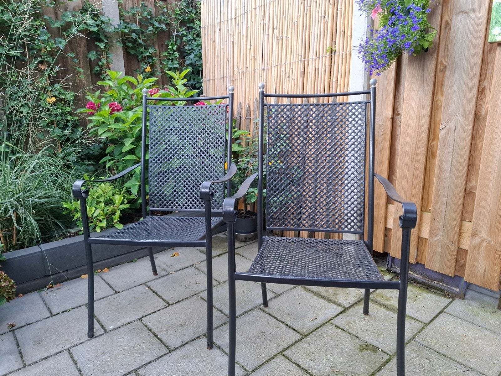 2 Royal Garden tuinstoelen, Tuin en Terras, Tuinstoelen, Ophalen, Gebruikt, Metaal