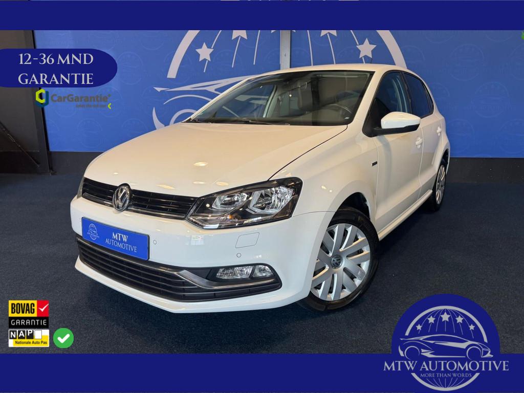 Volkswagen Polo 1.0 75-PK / BLUEMOTION / LOUNGE - UITVOERING, Stof, Gebruikt, Zwart, Wit