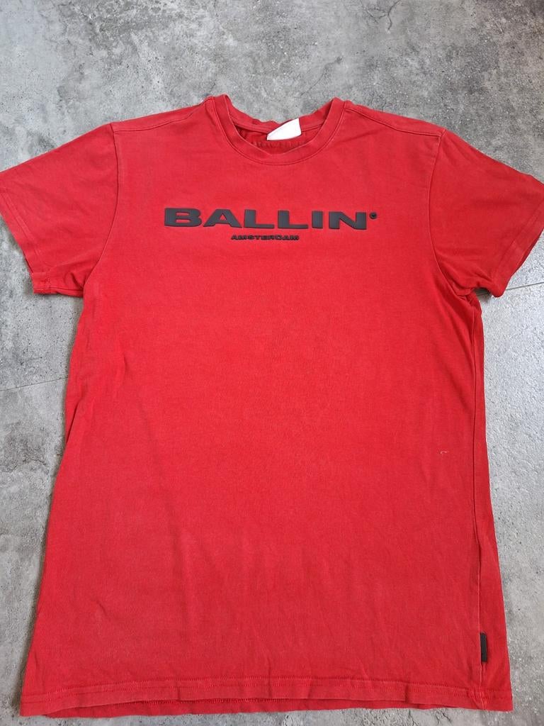 Mooi rood shirt van Ballin maat 14 = 164!, Kinderen en Baby's, Kinderkleding | Maat 164, Gebruikt, Ophalen of Verzenden, Shirt of Longsleeve