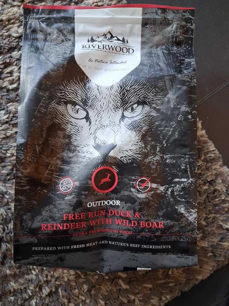 brokken kat, riverwood, 1,5 kg, Dieren en Toebehoren, Dierenvoeding, Ophalen of Verzenden, Kat