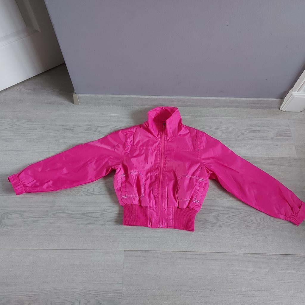Zgan zomerjas maat 134/140, Kinderen en Baby's, Kinderkleding | Maat 134, Ophalen of Verzenden, Zo goed als nieuw, Meisje, Jas