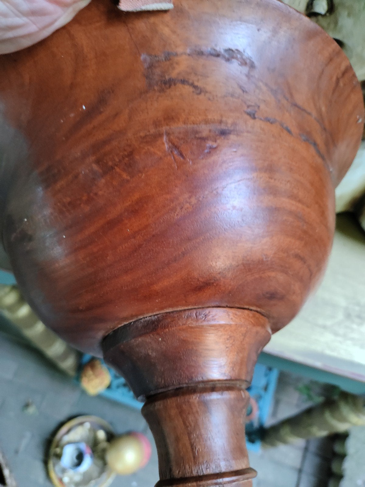 India Vintage handmade Grote schaal hout, Ophalen of Verzenden, Nieuw