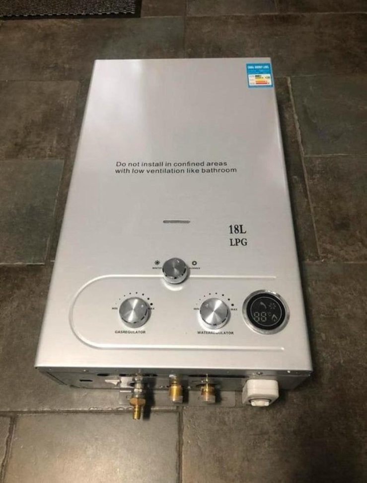 18L LPG Geiser / Doorstroom boiler /Snel & Zuinig Warm Water, Nieuw, Minder dan 3 jaar oud, Minder dan 20 liter, Propaan of Butaan