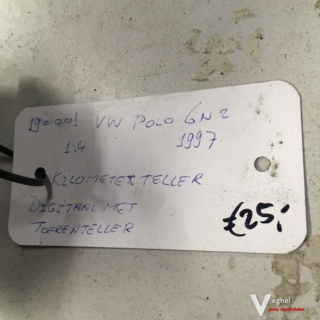Vw Polo 1.4 1997   Km Tellerklok   6N0 919 860 Q, Gebruikt, -, -, Ophalen of Verzenden