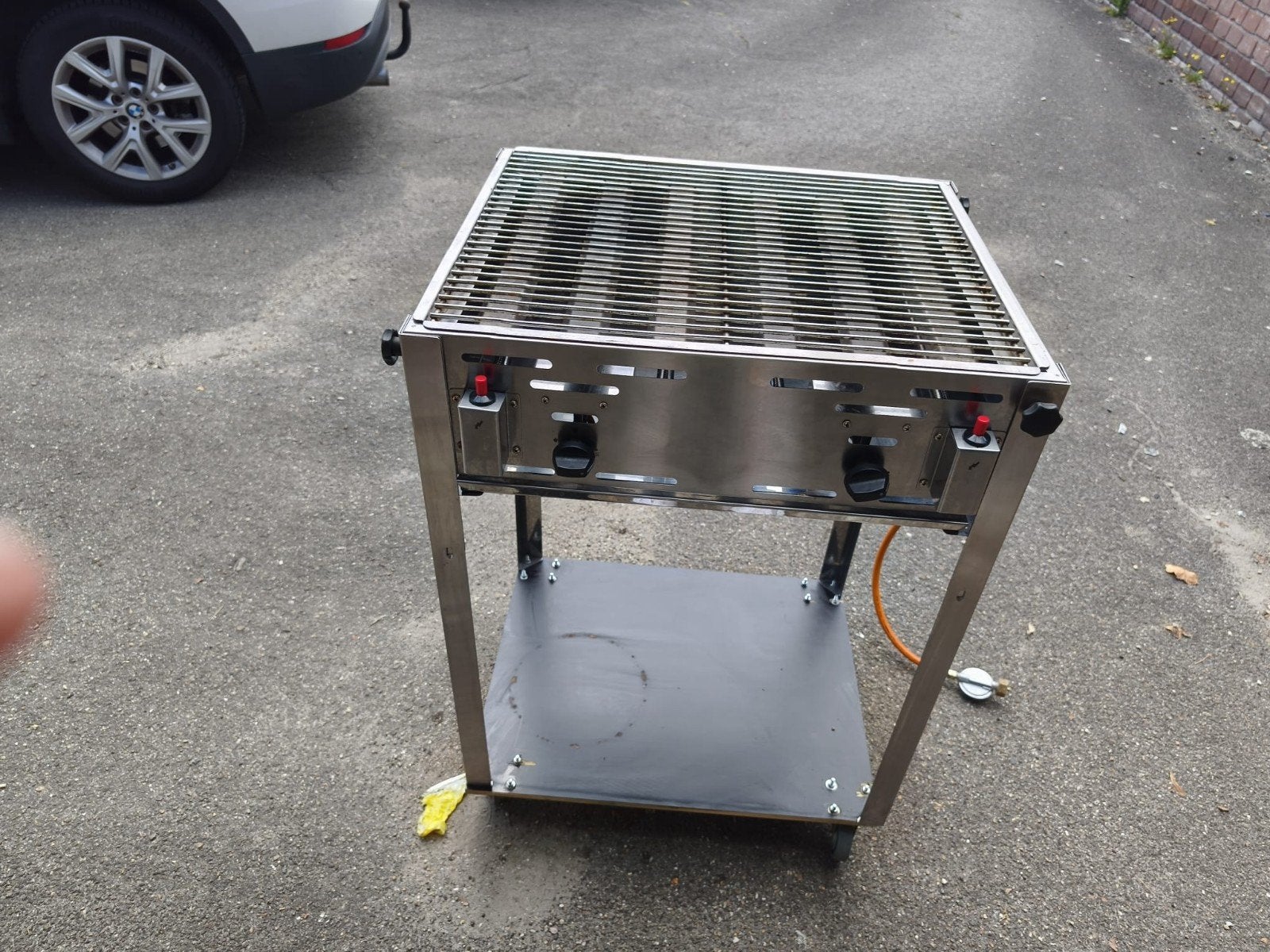 HENDI Gasbarbecue met plateau - 64x52x94 cm, Ophalen, Gebruikt, HENDI