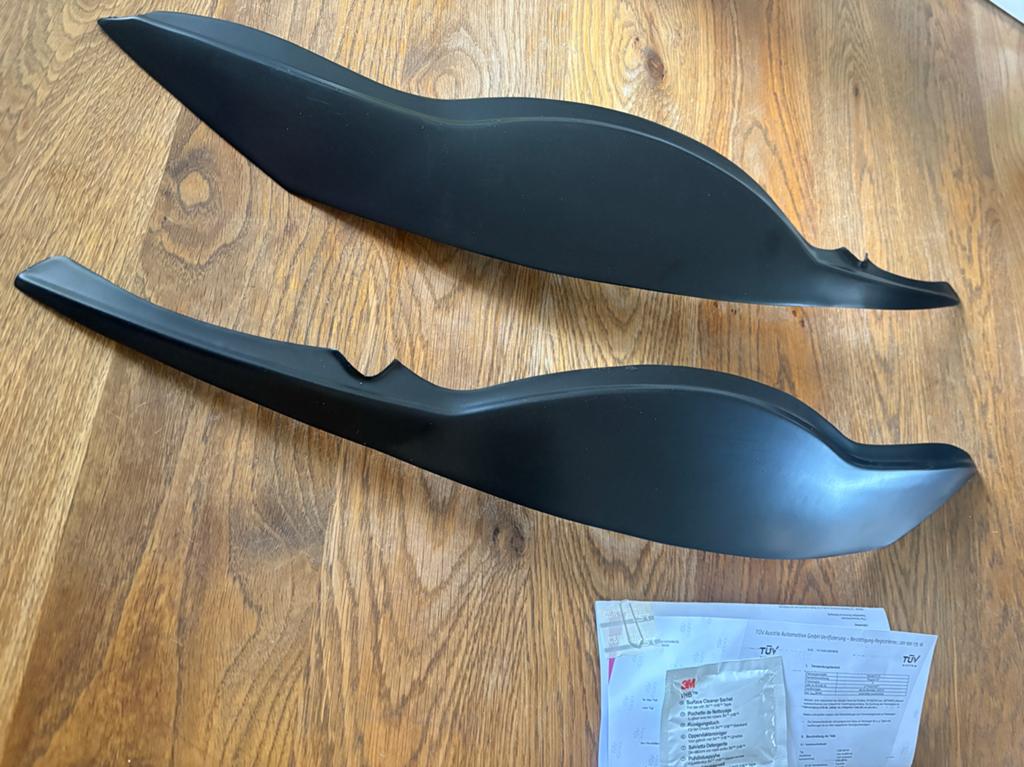 Booskijkers peugeot 107 mat zwart, Ophalen, Voor, Nieuw, Spatbord