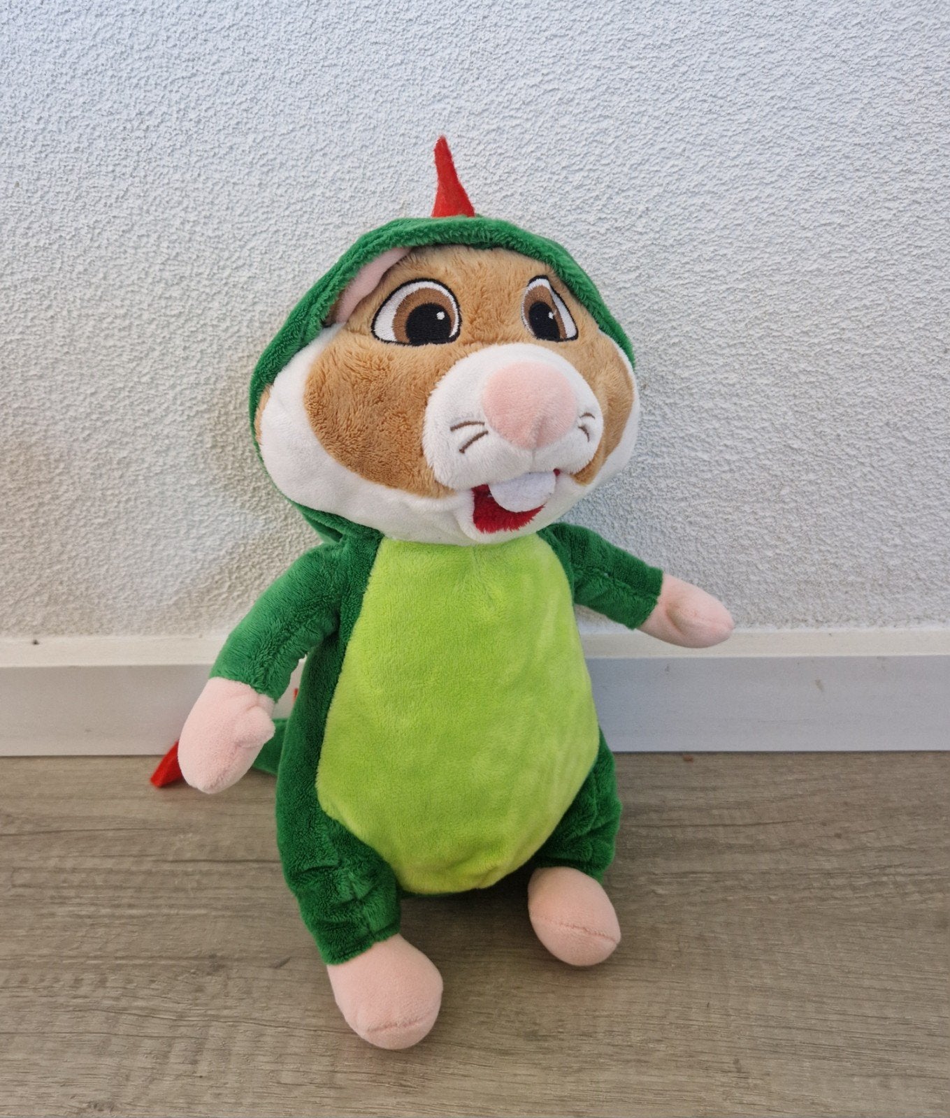 efteling albert heijn ah knuffel hamster draak groen, Kinderen en Baby's, Ophalen of Verzenden, Zo goed als nieuw, Overige typen