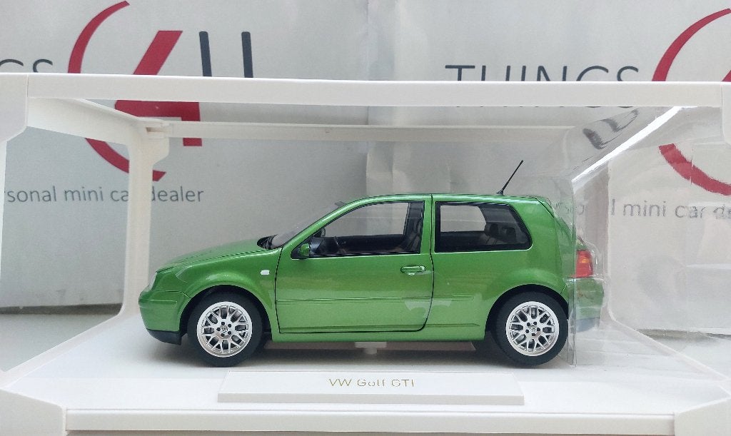 Norev 1:18 Volkswagen Golf 4 GTI 1998 groen metallic, Ophalen of Verzenden, Nieuw, Auto, Norev