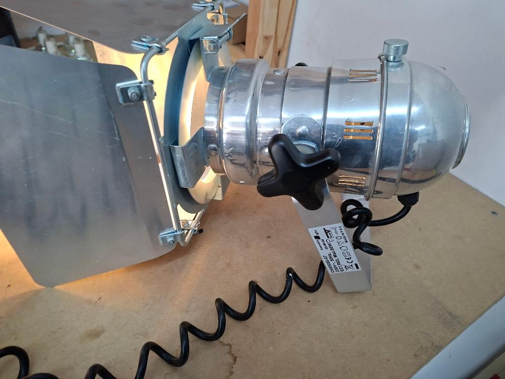 zgan grote alluminium podium lamp, Ophalen of Verzenden, Zo goed als nieuw