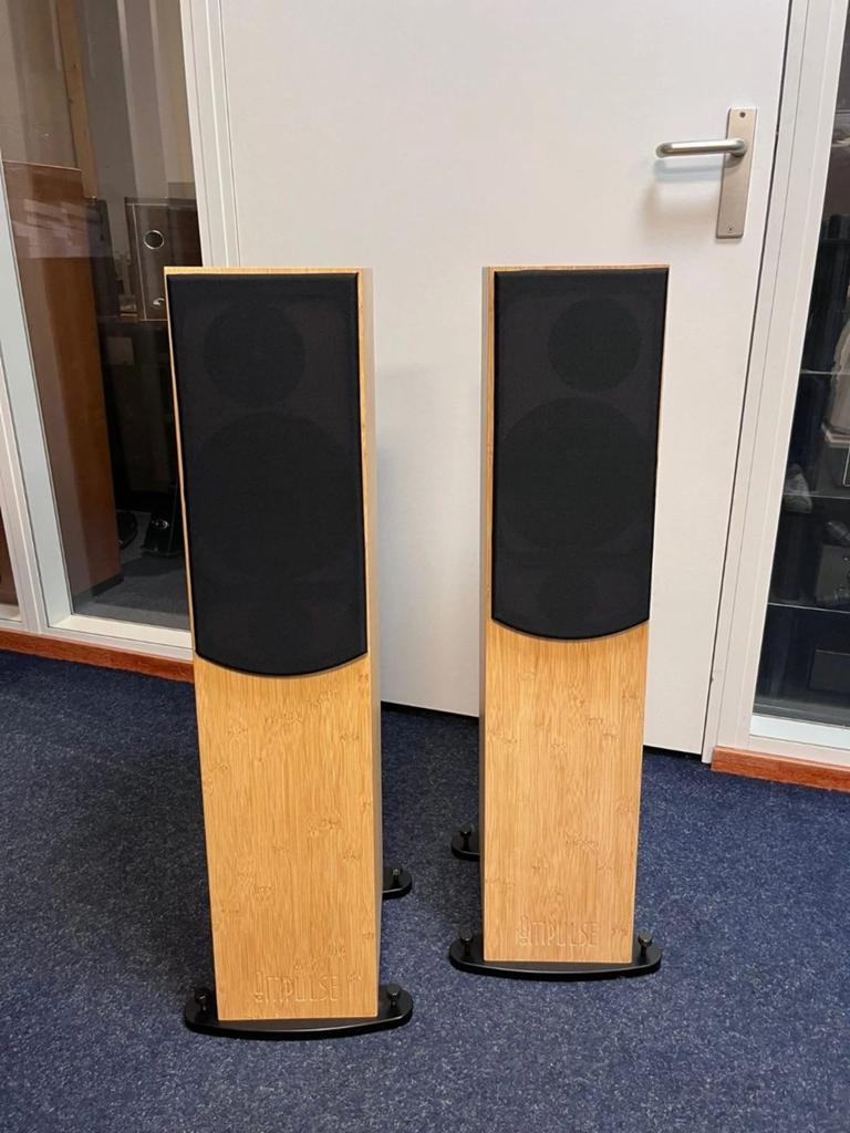 Impulse Big Black Magic Bamboo luidsprekers - Handgemaakt, Audio, Tv en Foto, Luidsprekers, Overige merken, Gebruikt, ., Ophalen of Verzenden