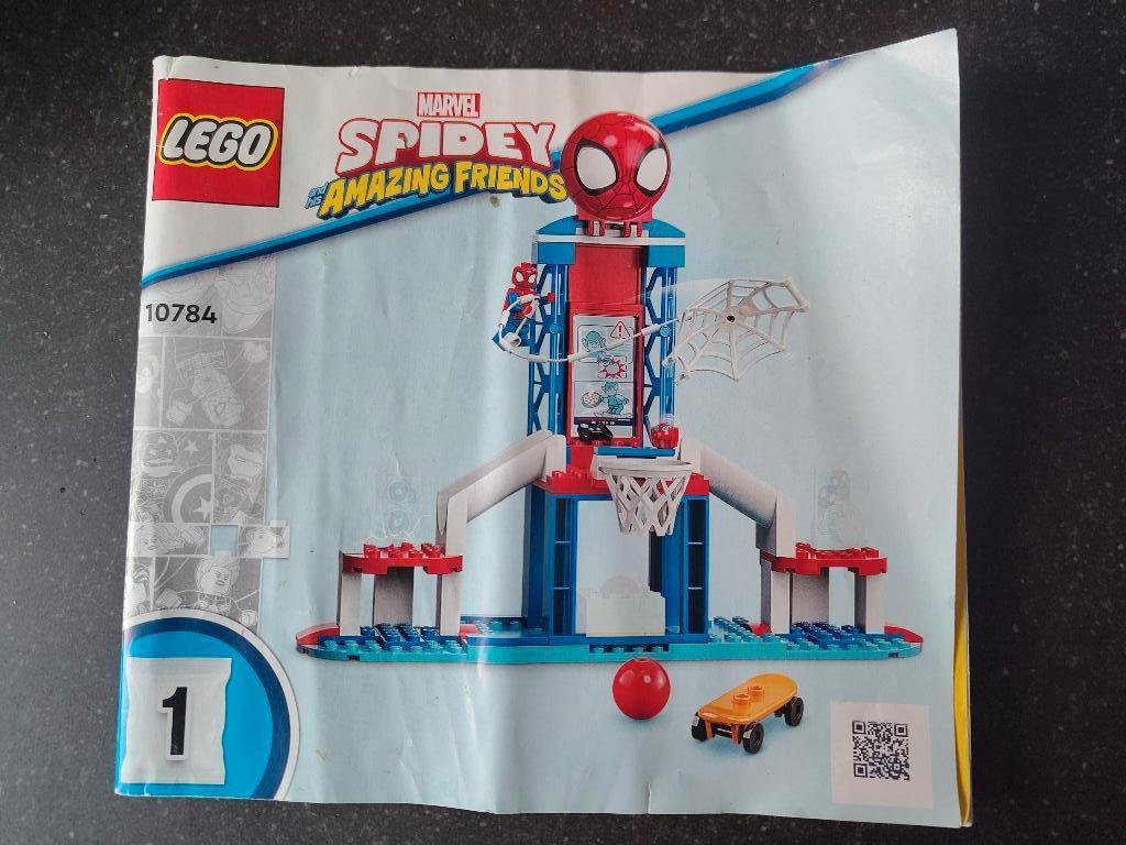 Lego 10784 instructieboekje Spidey amazing friends, Gebruikt, Marvel, Lego, Overige typen