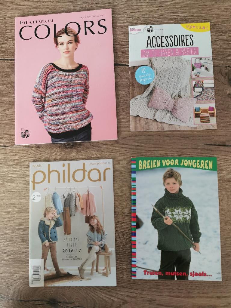 1 .. 4 stuks breiboeken, Hobby en Vrije tijd, Ophalen of Verzenden, Zo goed als nieuw, Breien, Wol of Garen