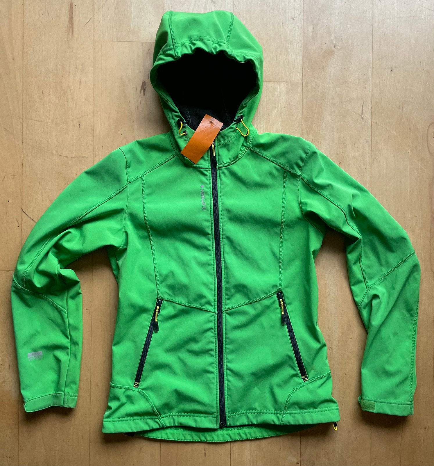 Icepeak Ice Paek soft shell / outdoor jack jas groen 36 / S, Ophalen of Verzenden, Zo goed als nieuw, Maat 36 (S), Groen