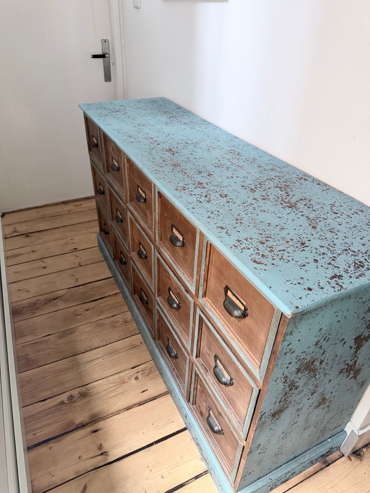 Vintage apothekerskast met 16 lades - gezellig design, Ophalen